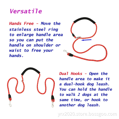 Rope Pet Leash Length Adjustable